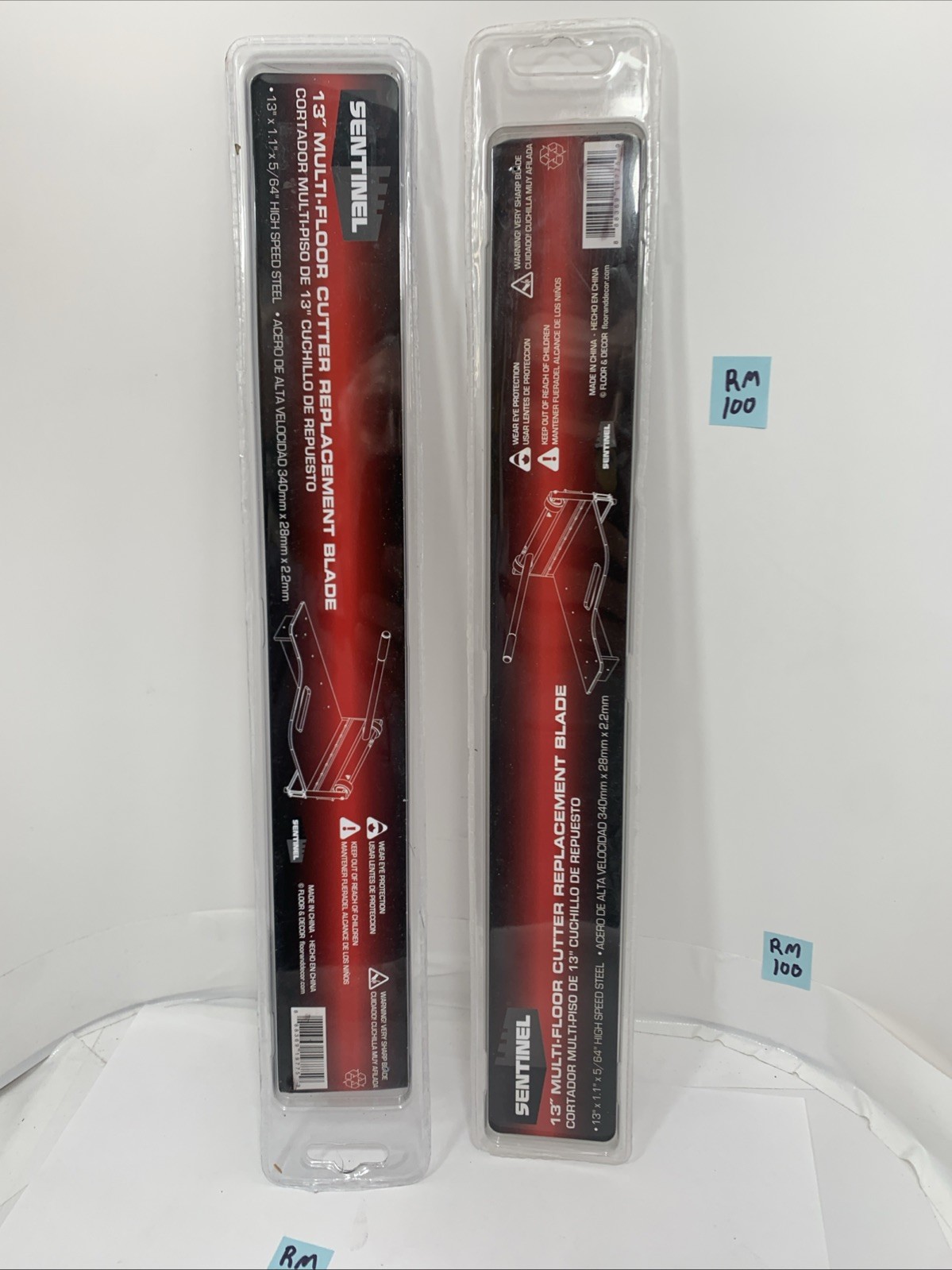 2X Sentinel 13” Multi-floor Cutter Replacement Blade PLC-330