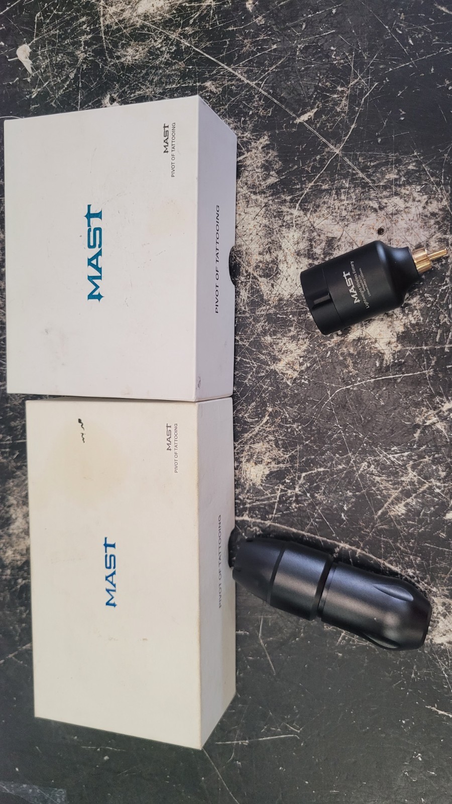 Mast Tour Pro Tattoo Rotary Pen Machine 32 MM Grip & Nast Wireless Battery P015