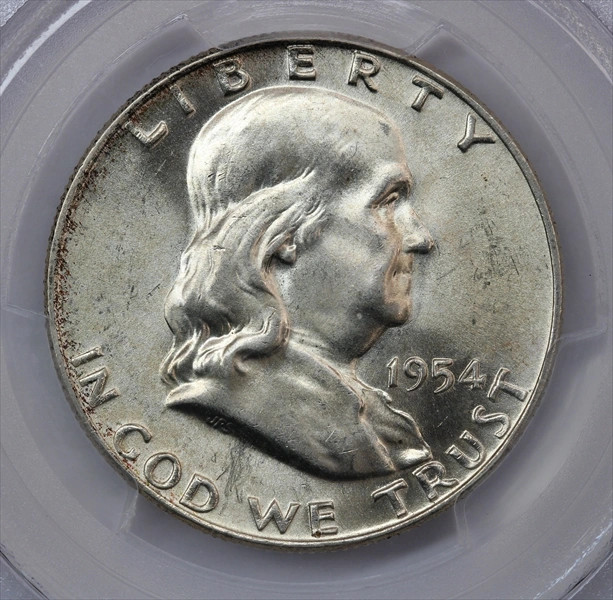 1954-D Franklin Half Dollar PCGS MS63FBL