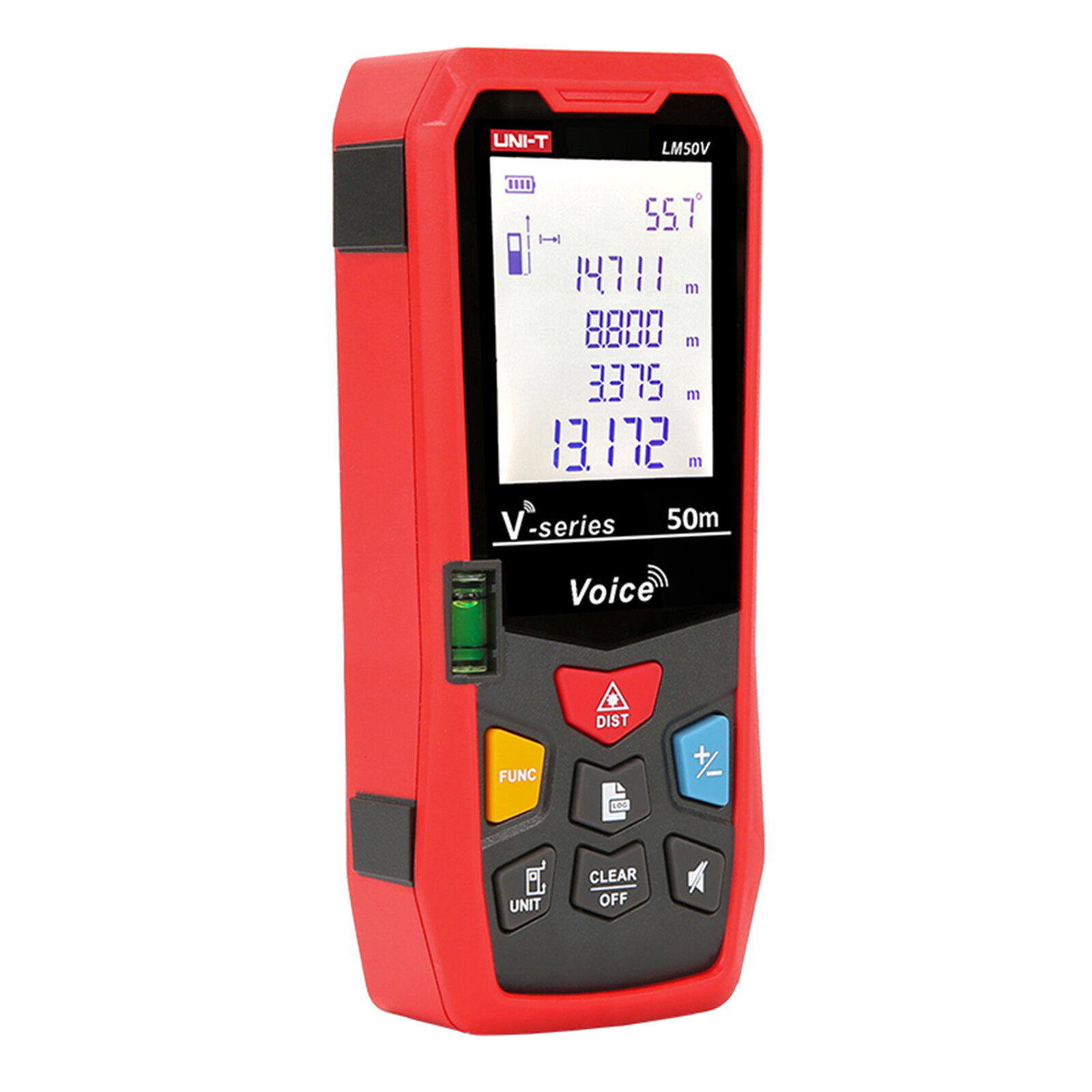 UNI-T LM50V Laser Range Finder with Voice Broadcast Function USB Charging