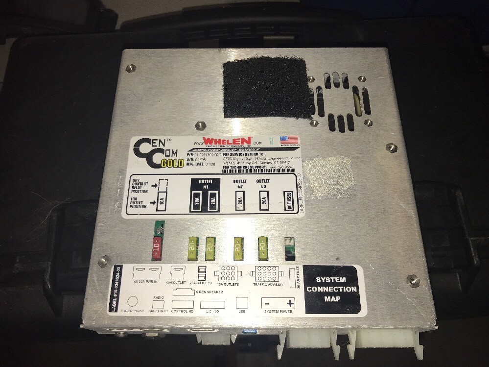 Whelen Cem Com Gold Amplifier Relay Module 01-0284302-00
