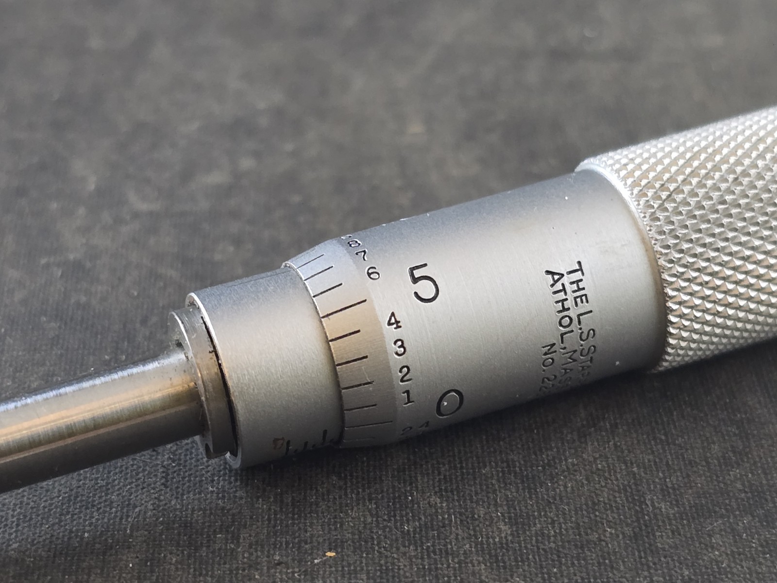 L.S. Starrett Hub Micrometer No. 228