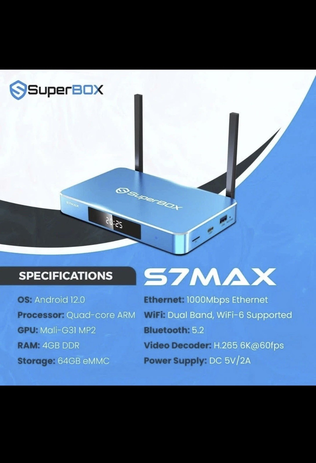 🔥 SUPERBOX S7 MAX! NEWEST GEN! AUTHORIZED SELLER