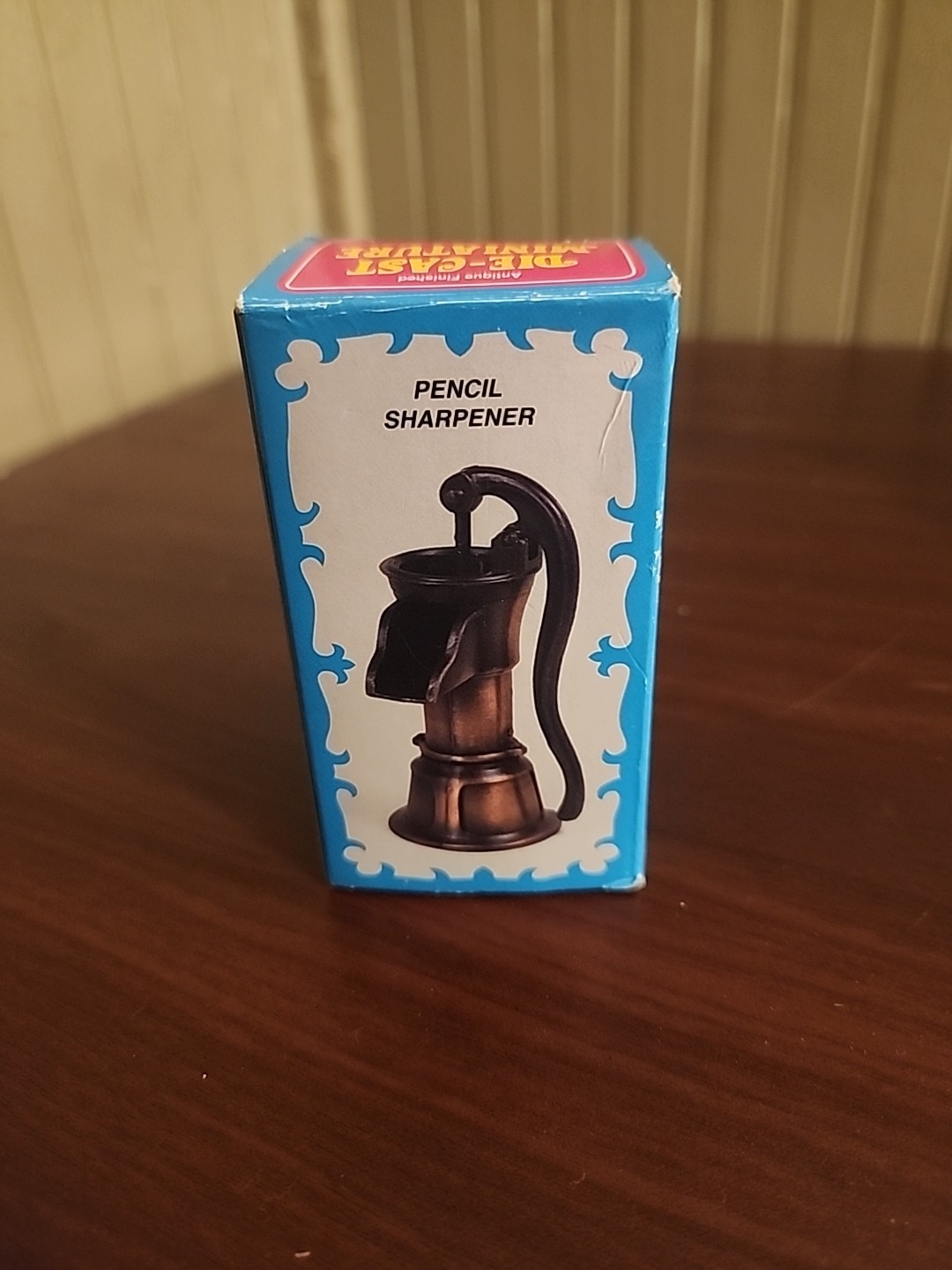 Antique Finished Die-Cast Replica Water Pump Pencil Sharpener NO.9616