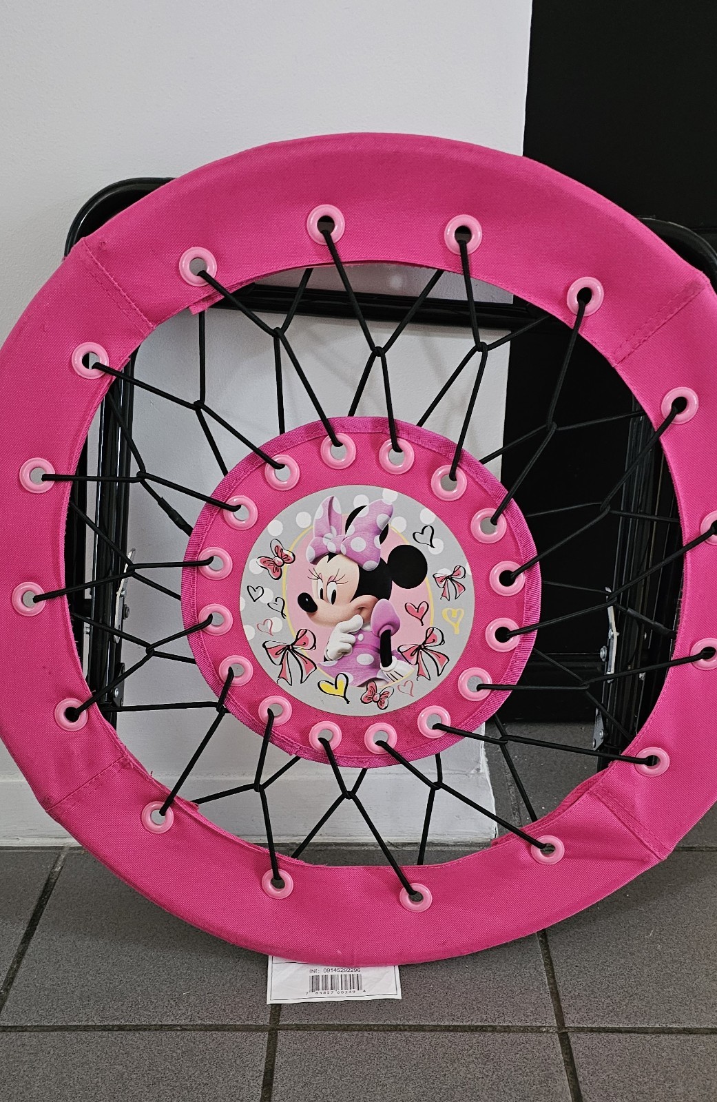 Adorable Disney 'Minnie Mouse' 19” Childrens, Kids Pink Mini-Saucer Chair.