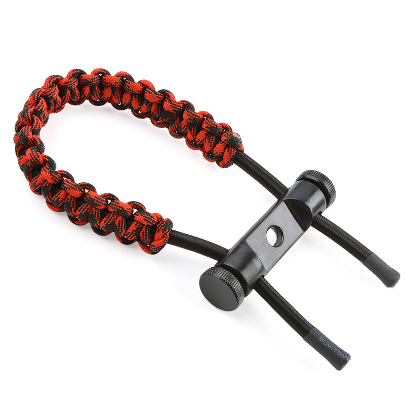 1pc Archery Wrist Sling Adjustable Strap Braided Ropes Compound Bow Hunting