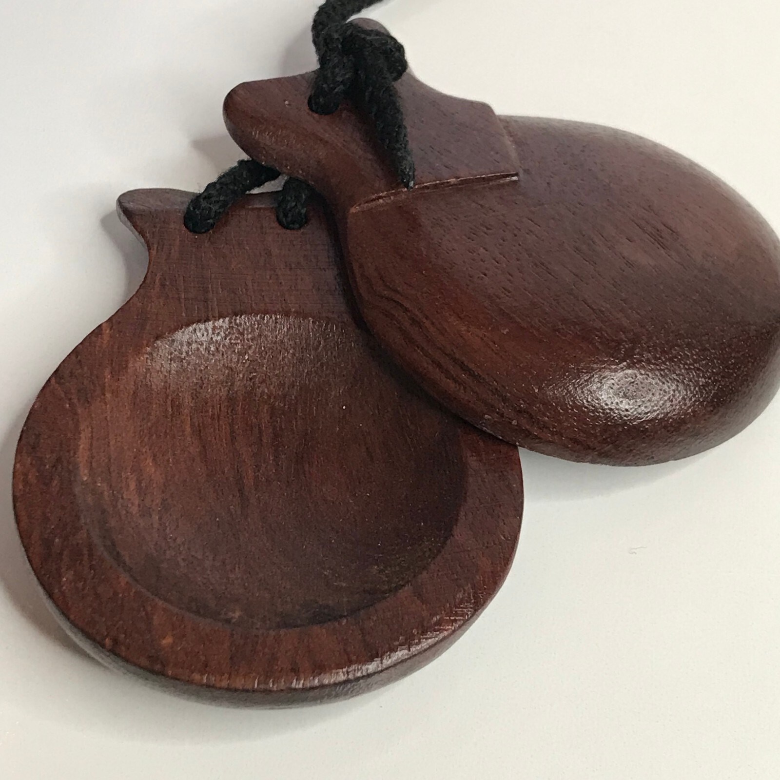 Castanets Vintage Wooden Pair