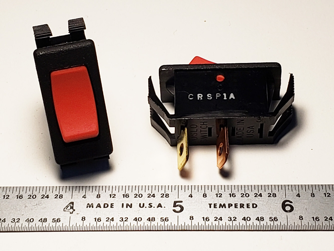 OSLO ROCKER SWITCH CRSP1A12M9  SPST ON-OFF - 2 pcs