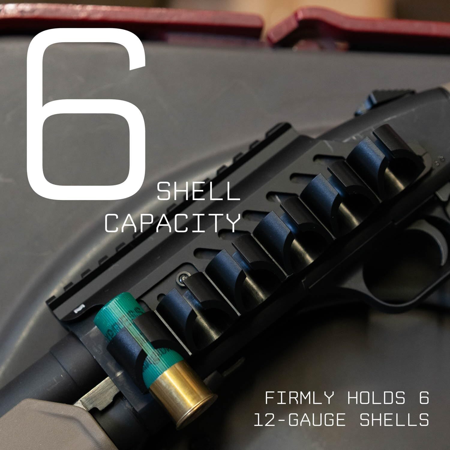 Side Saddle Shotgun Shell Holder V2 | Compatible with Most Maverick 88/Mossberg