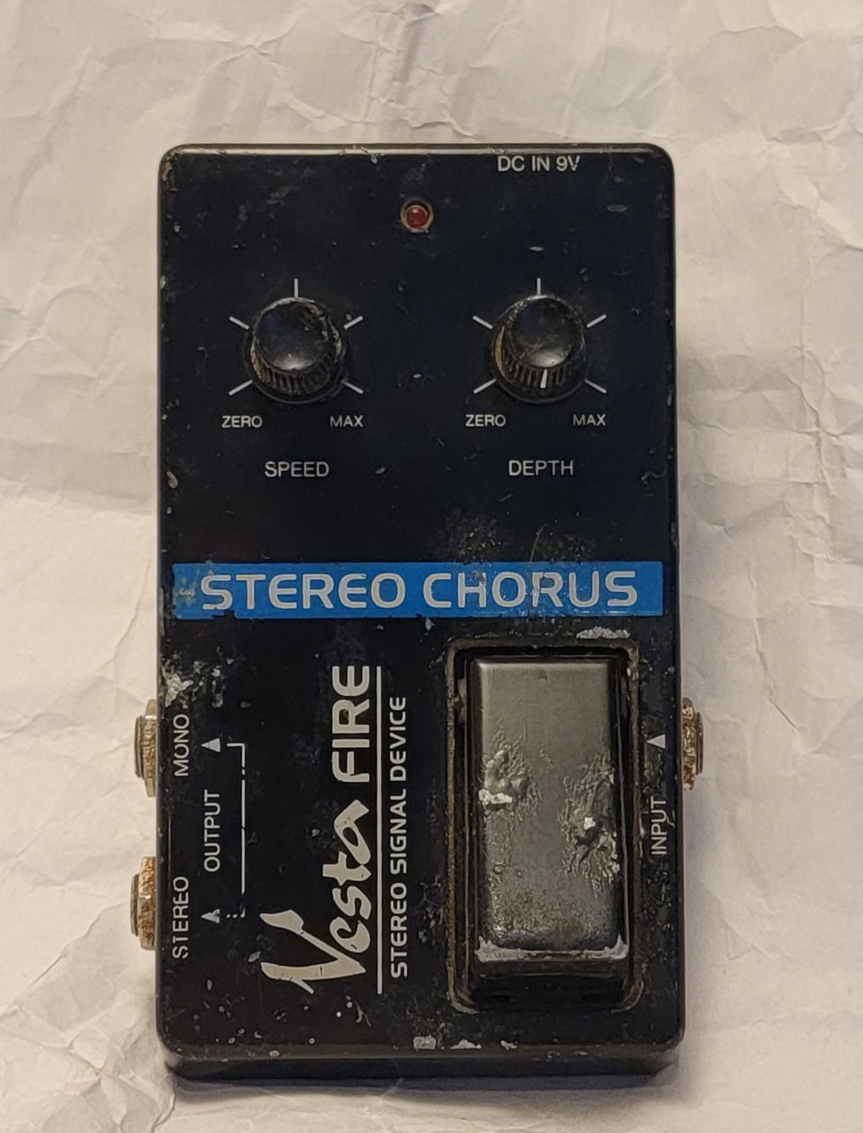 RARE 1980's Vesta Fire Stereo Chorus Guitar Pedal!