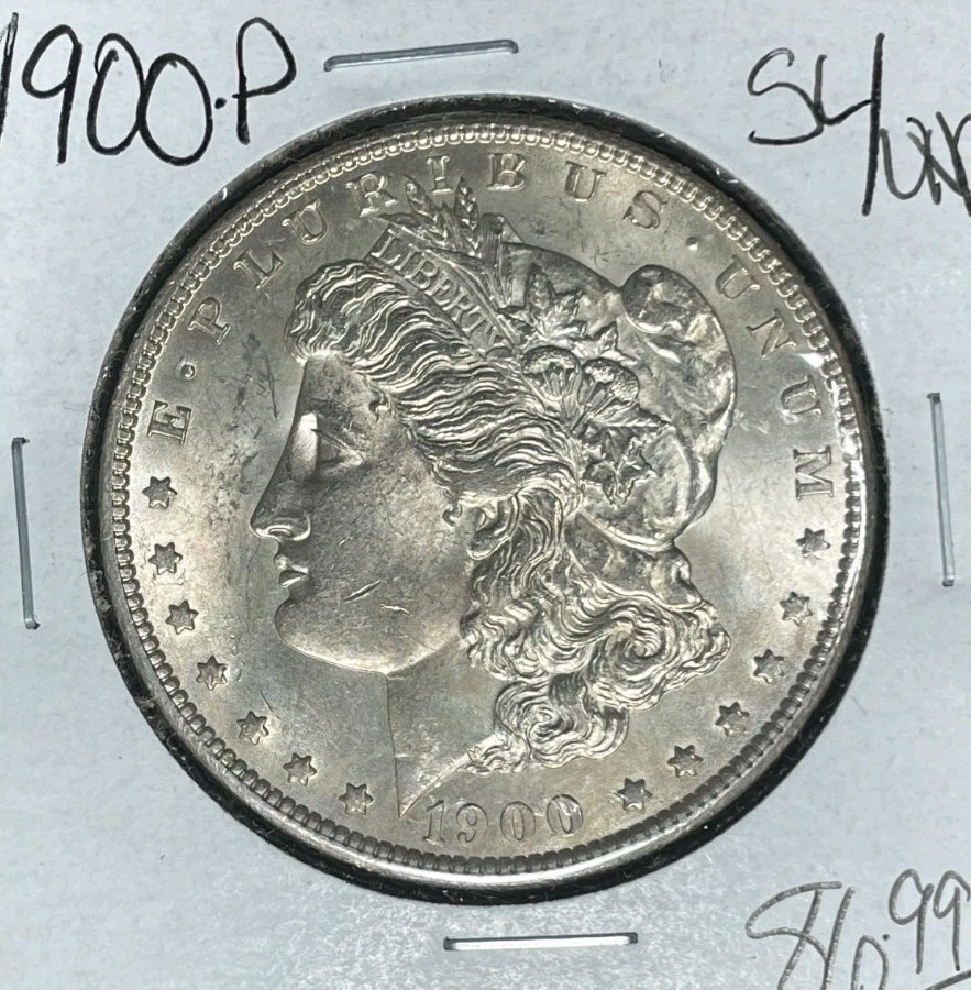 1900 MORGAN SILVER DOLLAR - SL/UNC ~NICE COIN~