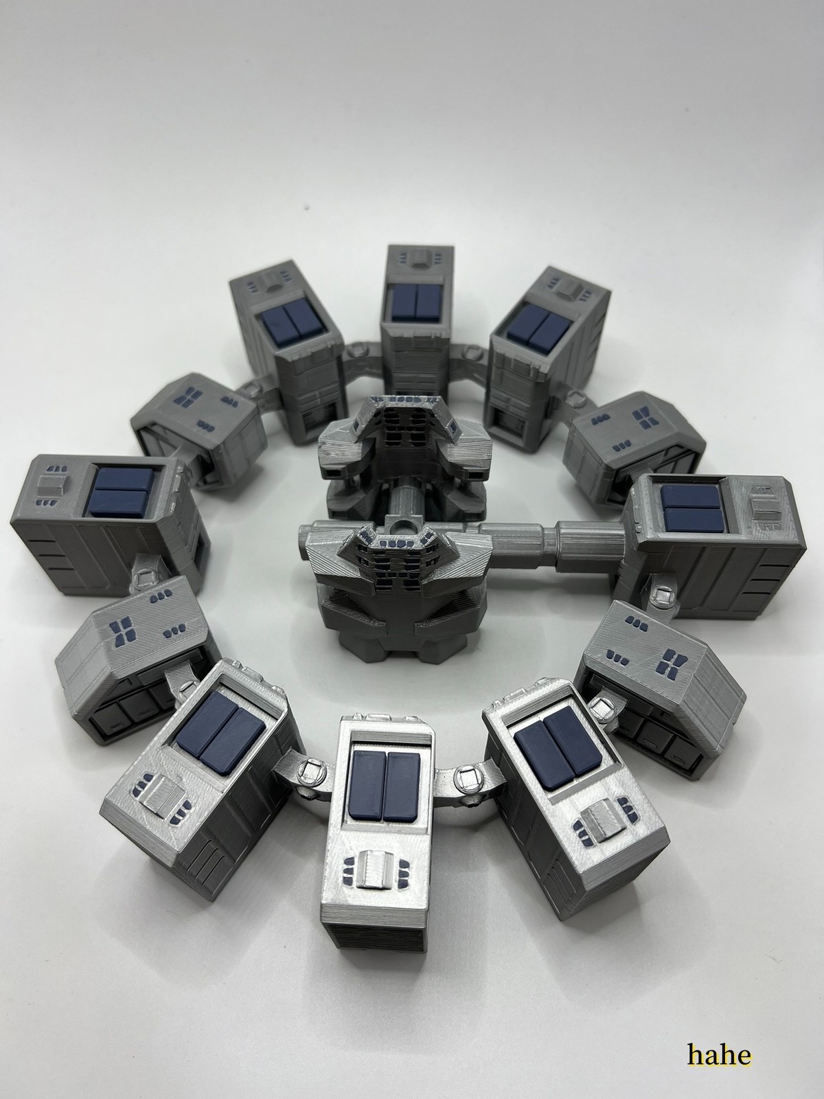 Interstellar Endurance Space Station Rotatable Model 3D Printed Collect Ornament