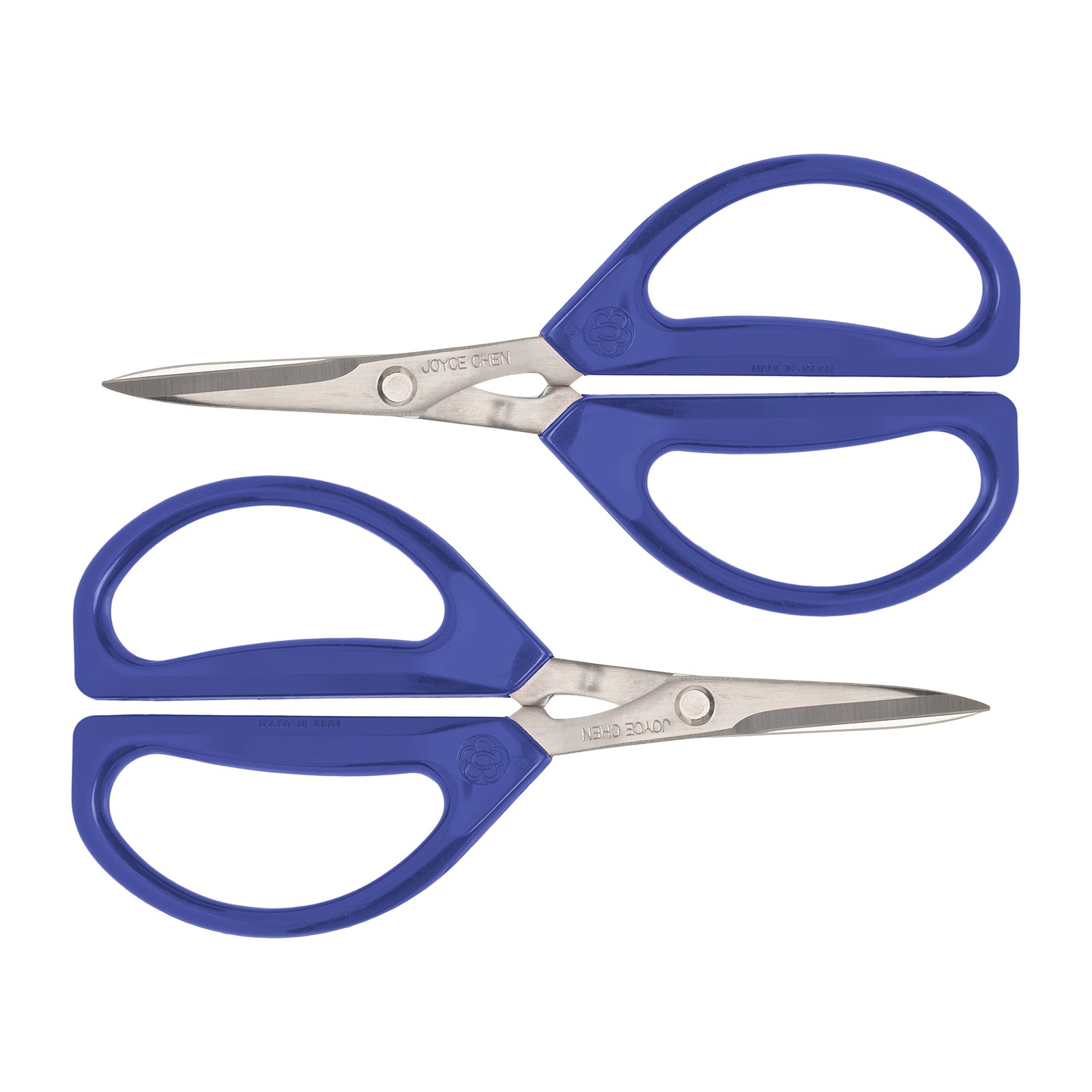 Joyce Chen 2 Pack Blue Kitchen Scissors High Carbon Stainless Steel Blades