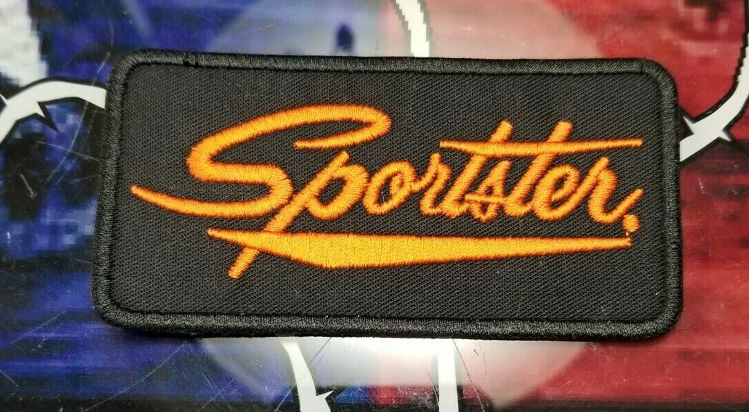 EMBROIDERED SPORTSTER MOTORCYCLE PATCH (Please Read Ad)