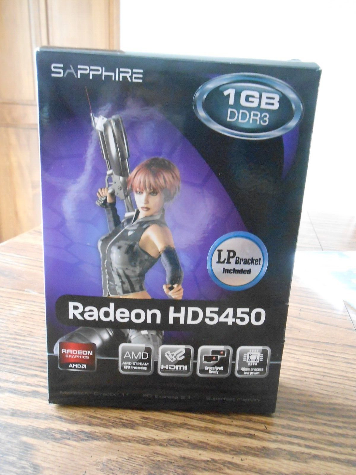 Sapphire Radeon HD5450 Graphics card with CD, user manual and LP bracket