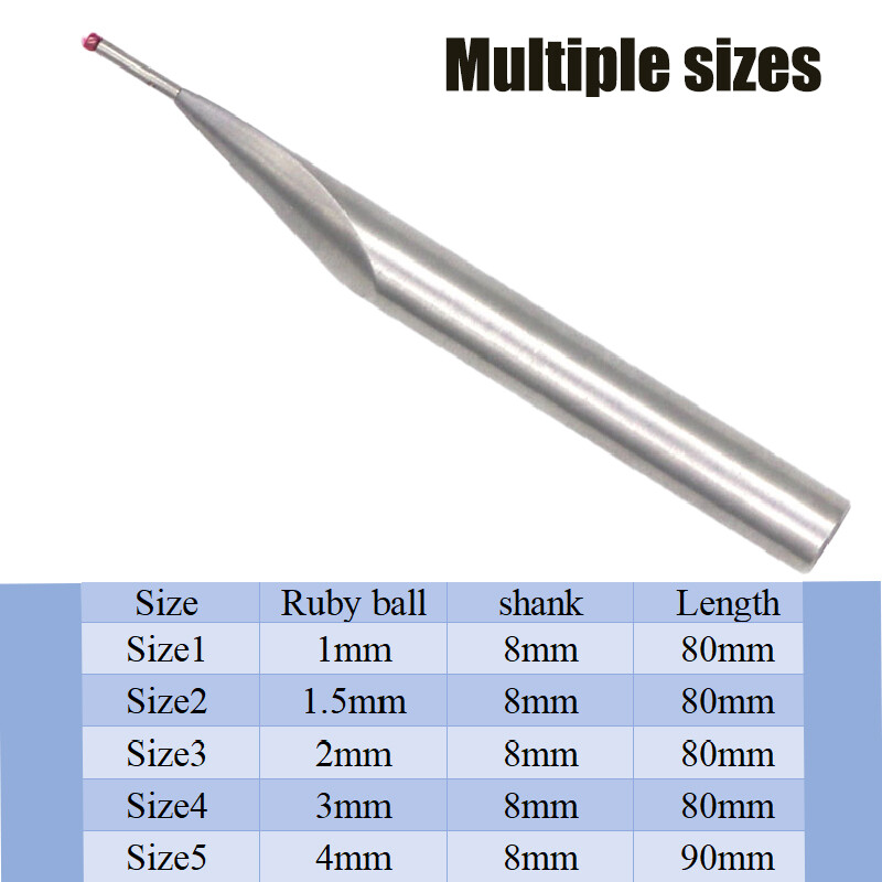 Multi-size Ruby Ball Tip Probe Insert Ruby For Mahr Fowler Mitutoyo Height Gauge