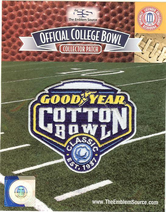 2025 Cotton Bowl Patch Ohio St  Miami CFP Quarter Final Official NCAA Logo  Pkg