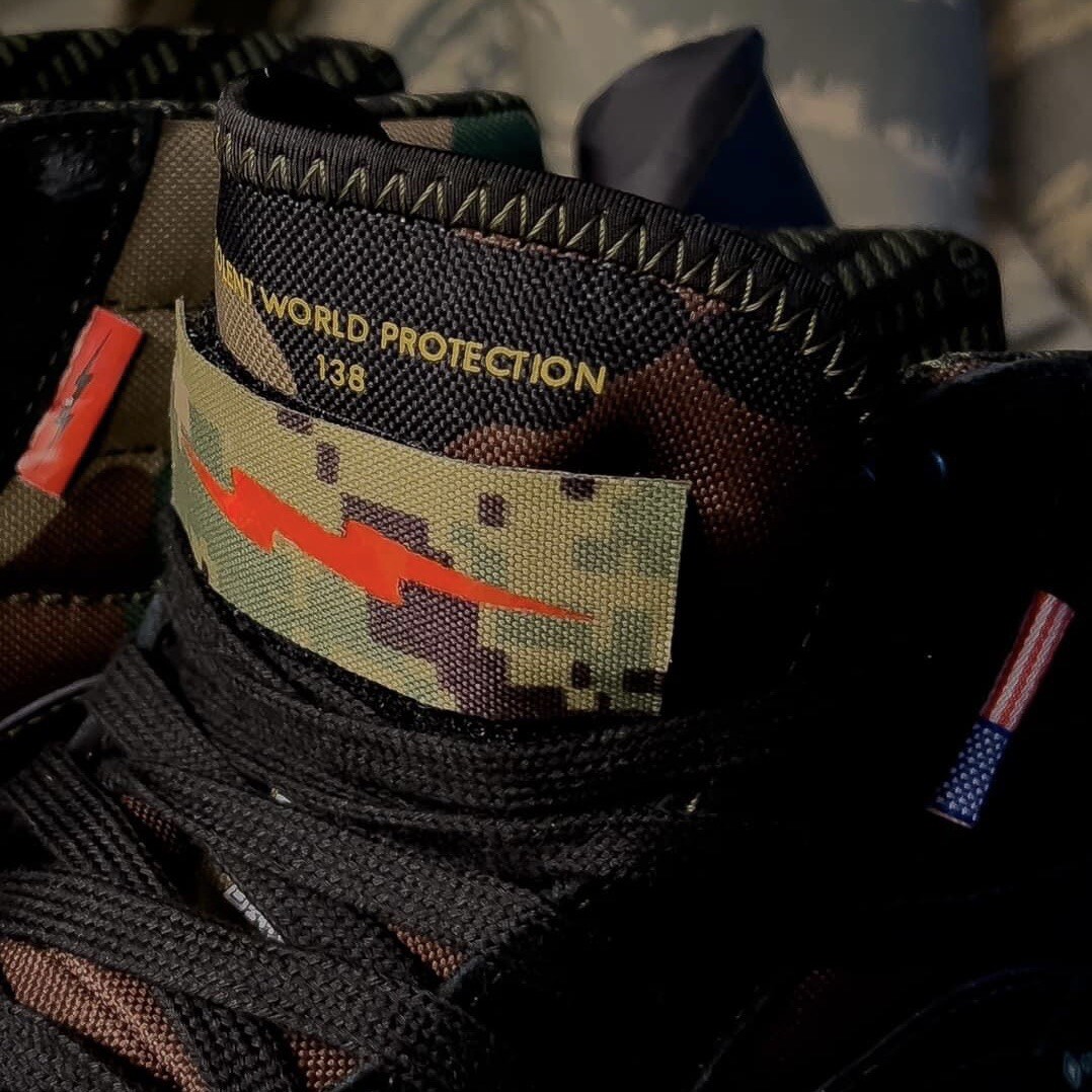 Infrared Group Bolt Pair Patch AOR2 Woodland Digital DEFCON