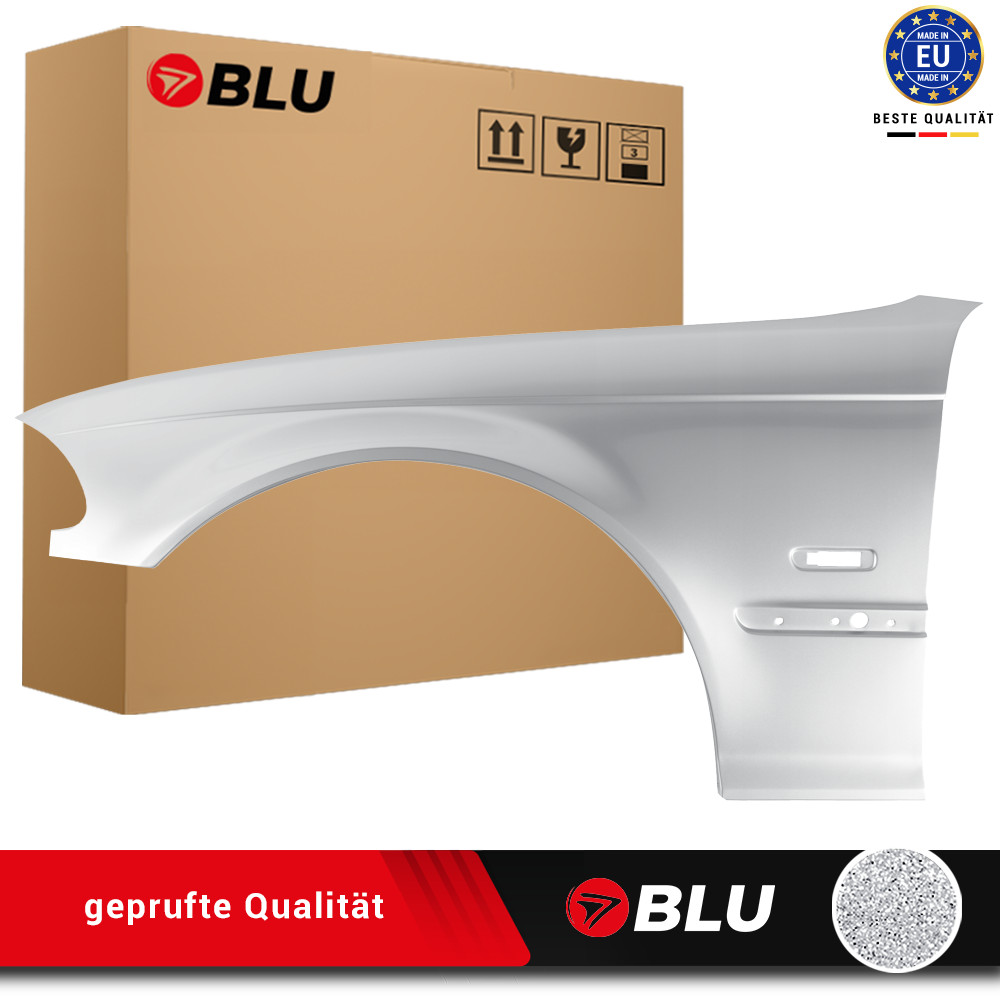 Fender For BMW 3 E46 Sedan Estate 354 Left Silver 98-01 Front Painted New