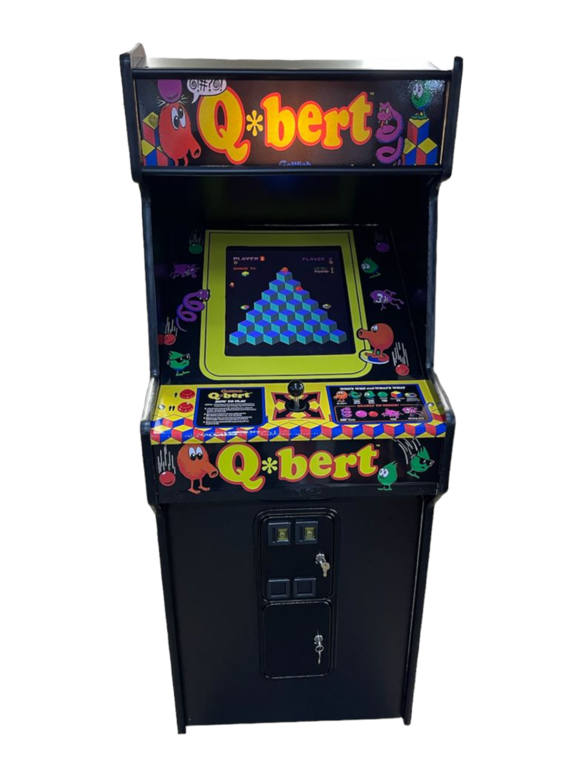 Qbert Full Size Arcade Game Machine
