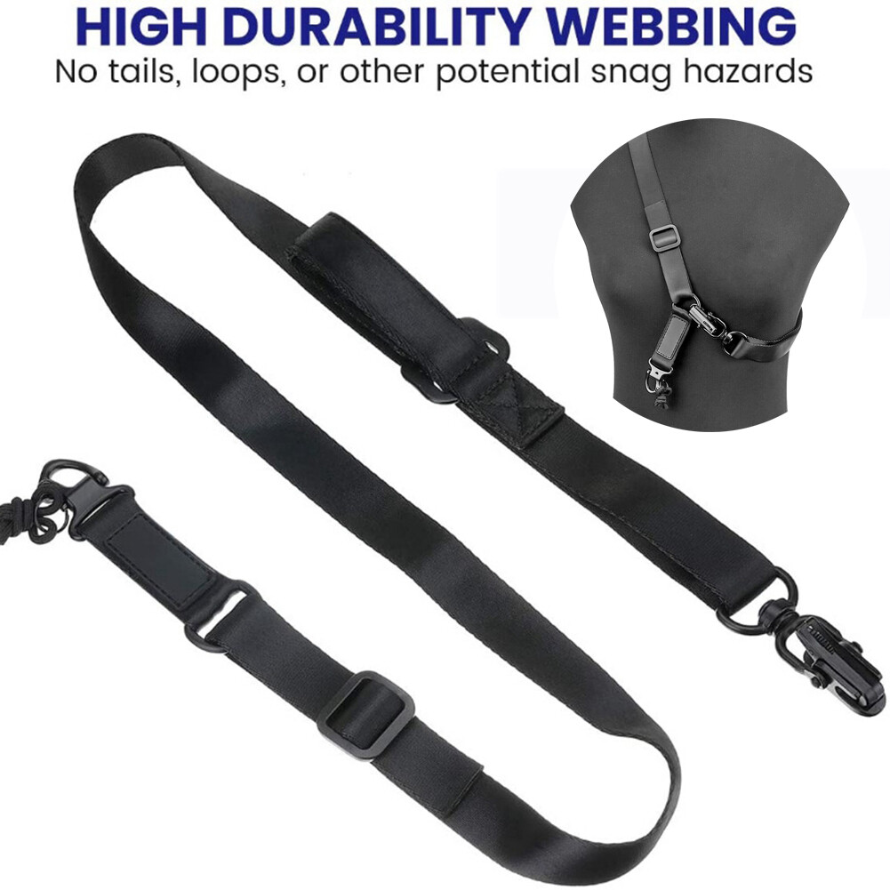 Tactical 2 Point Sling Shoulder Strap Outdoor Rifle Sling QD Metal Buckle Belt