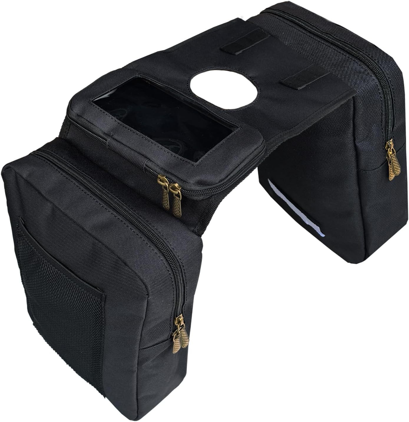 ATV Tank Bag Saddle Bag Waterproof Motorcycle Bag Compatible with Snowmobile