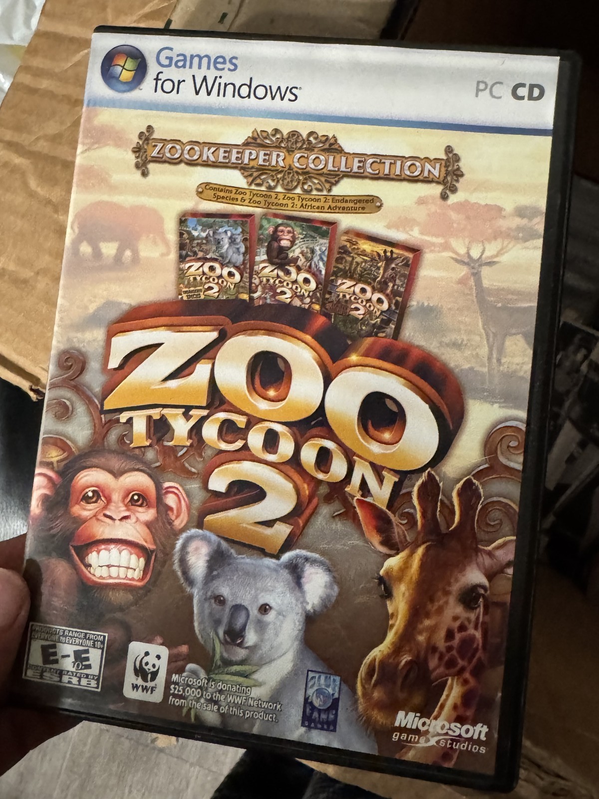 Zoo Tycoon 2 Zookeeper Collection Game - Endangered Species African Adventure