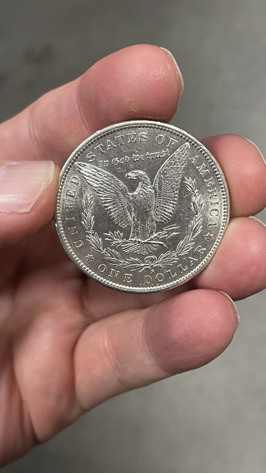 1890-S Morgan Dollar $1 BU -90% Silver