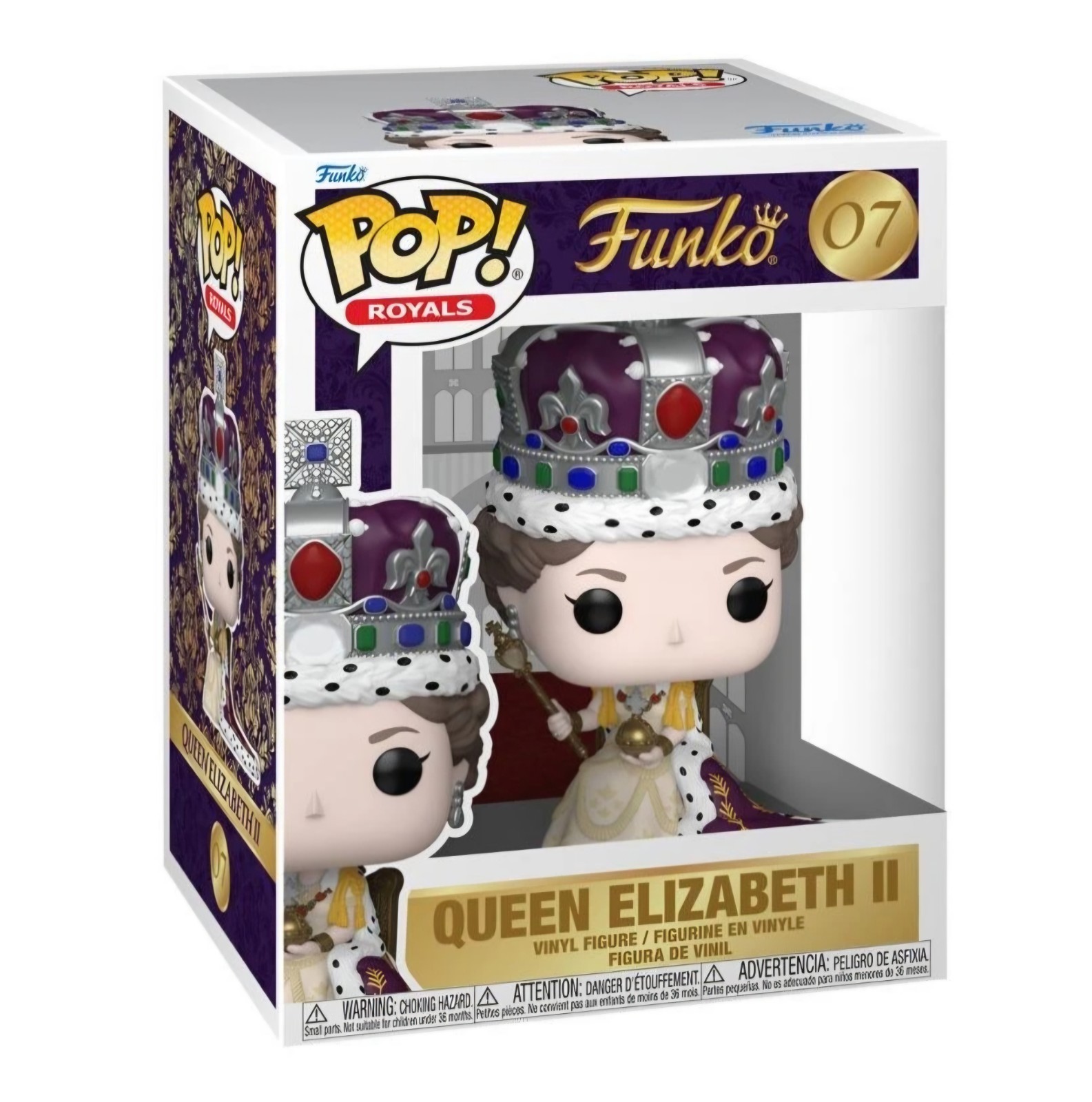 Funko Royal Family - Queen Elizabeth II (Coronation) Pop! Premium- IN HAND
