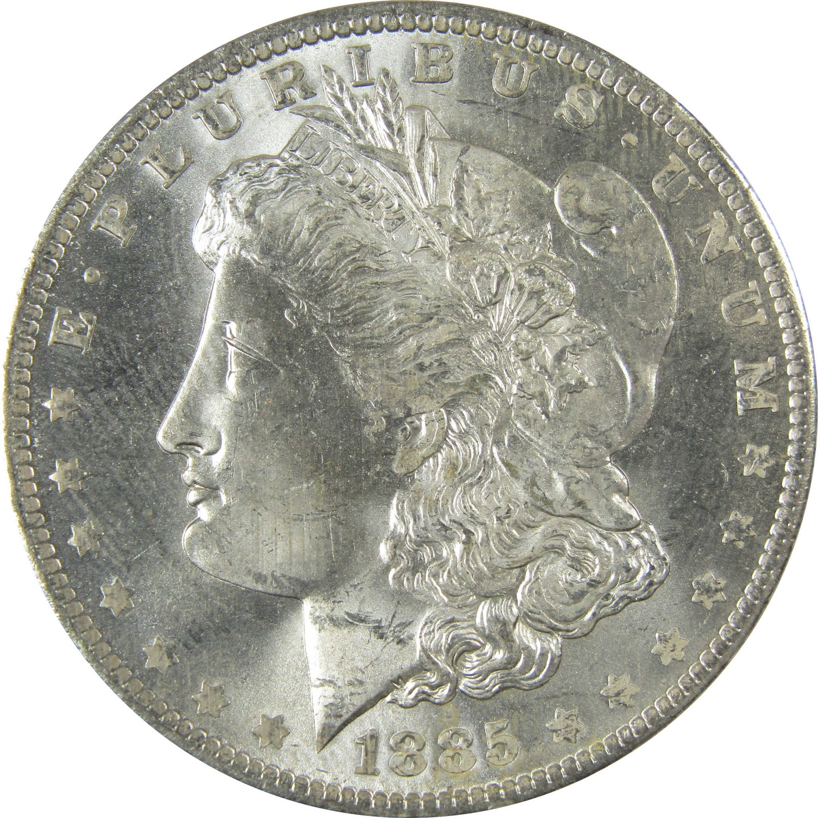 1885 O Morgan Silver Dollar Uncirculated Details $1 Coin SKU:CP940