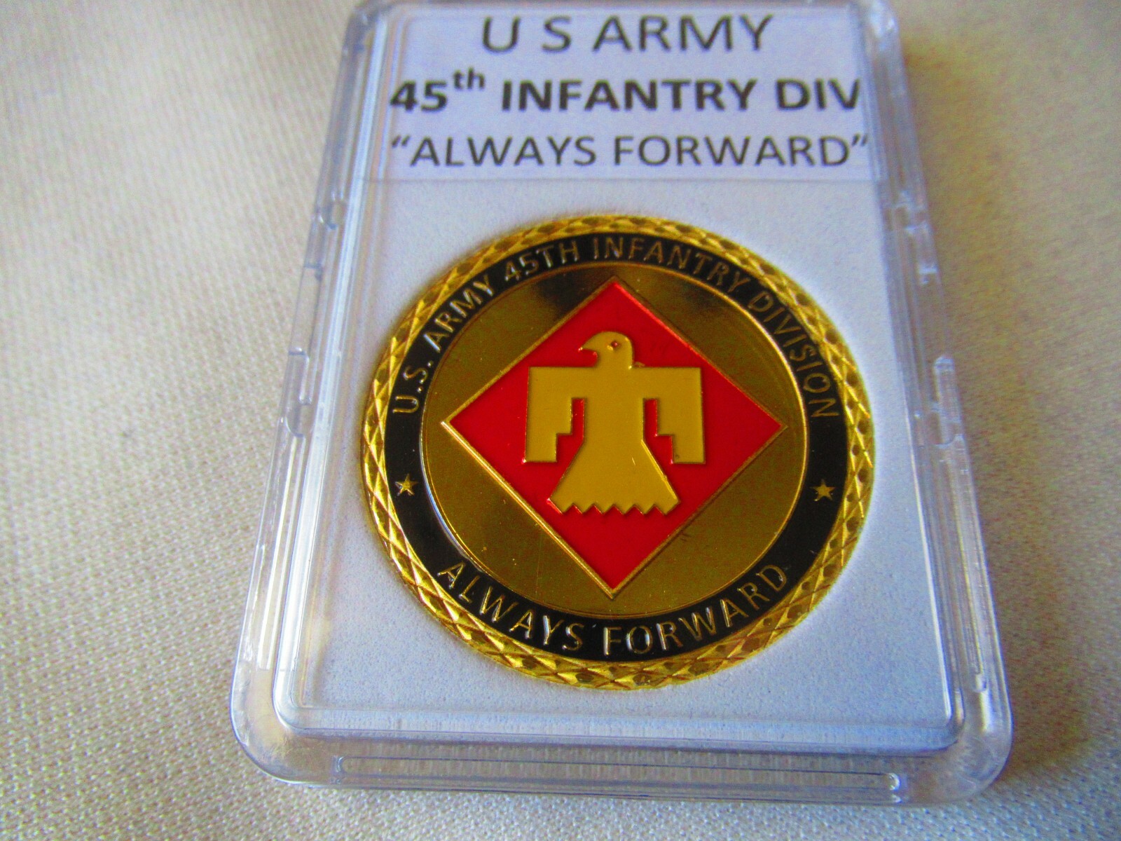 US ARMY 45th INFANTRY DIVISION Challenge Coin