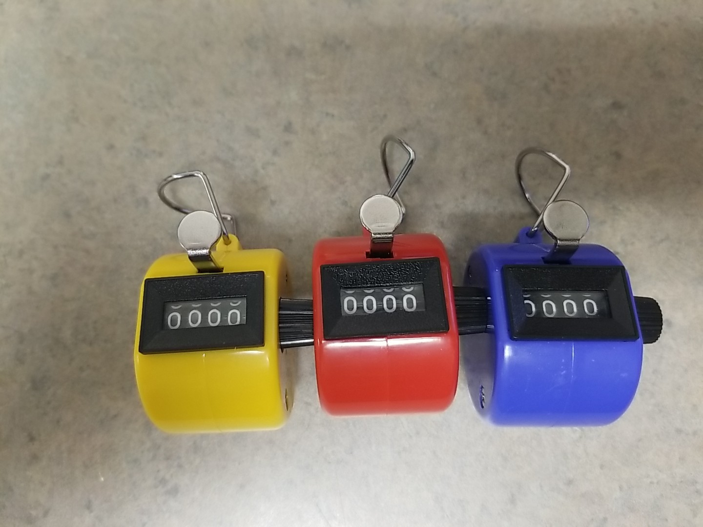 3 hand counter clicker ( Lot Of 3)