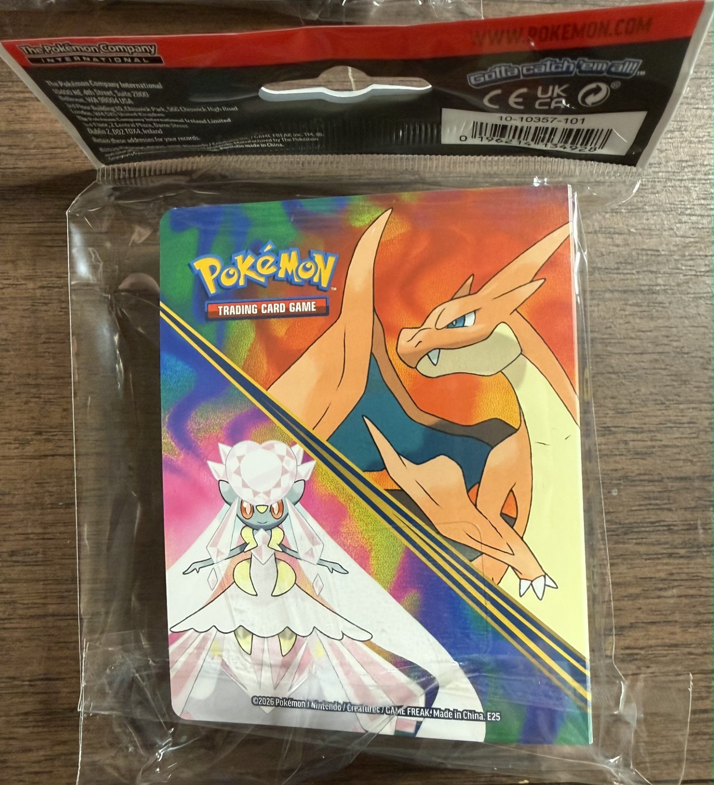 Pokémon Mega Charizard X & Mega Gengar 60 Card Mini Portfolio 7.. BINDERS ONLY.