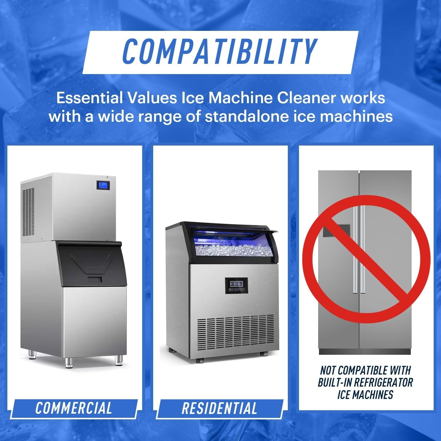 Universal Ice Machine Cleaning Solution: 16 fl oz Descaler for Crisp Ice