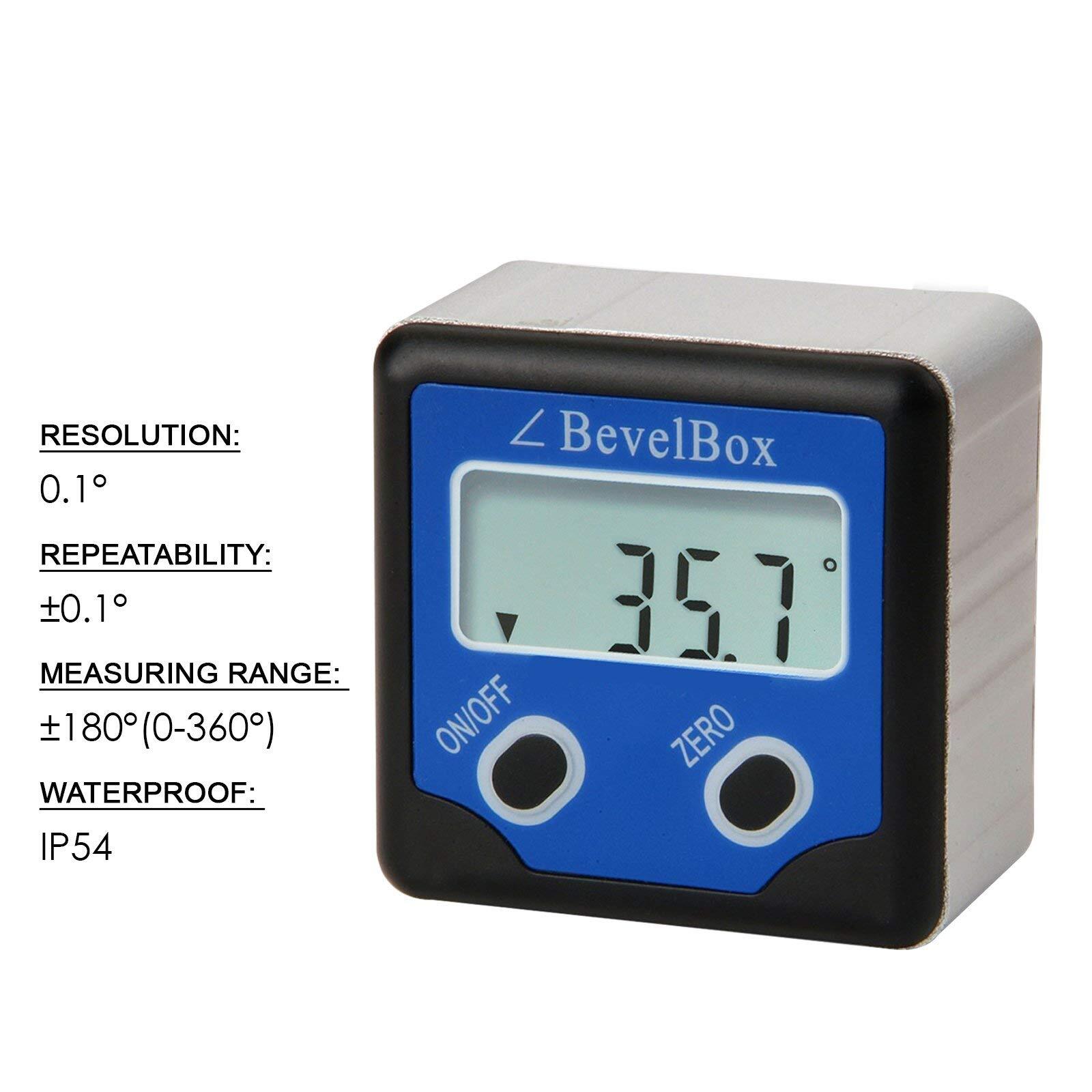 Digital Level Angle Gauge Meter Magnetic Electronic Level Angle Finder Protracto