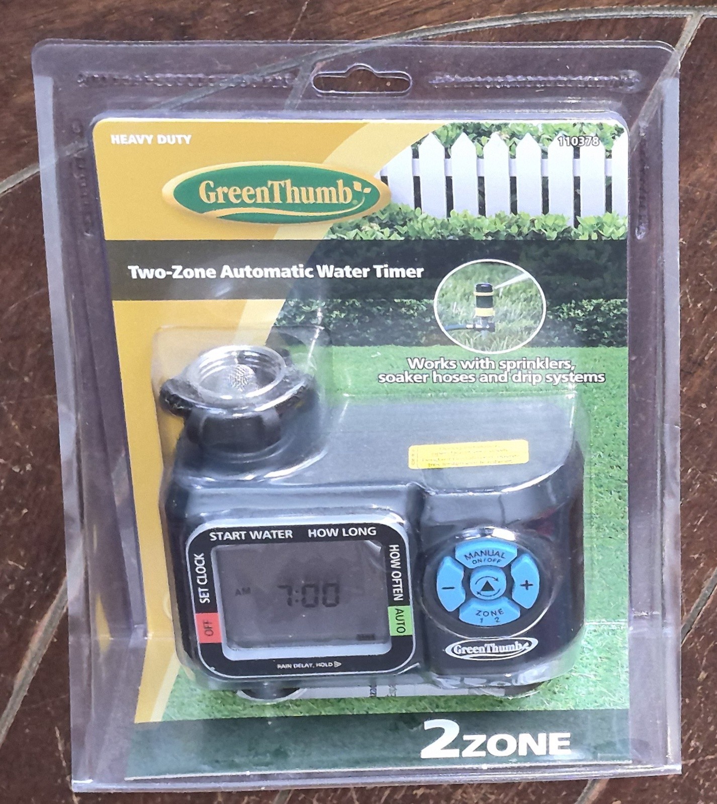 GreenThumb Heavy Duty Two-Zone Automatic Water Time - Item #110378