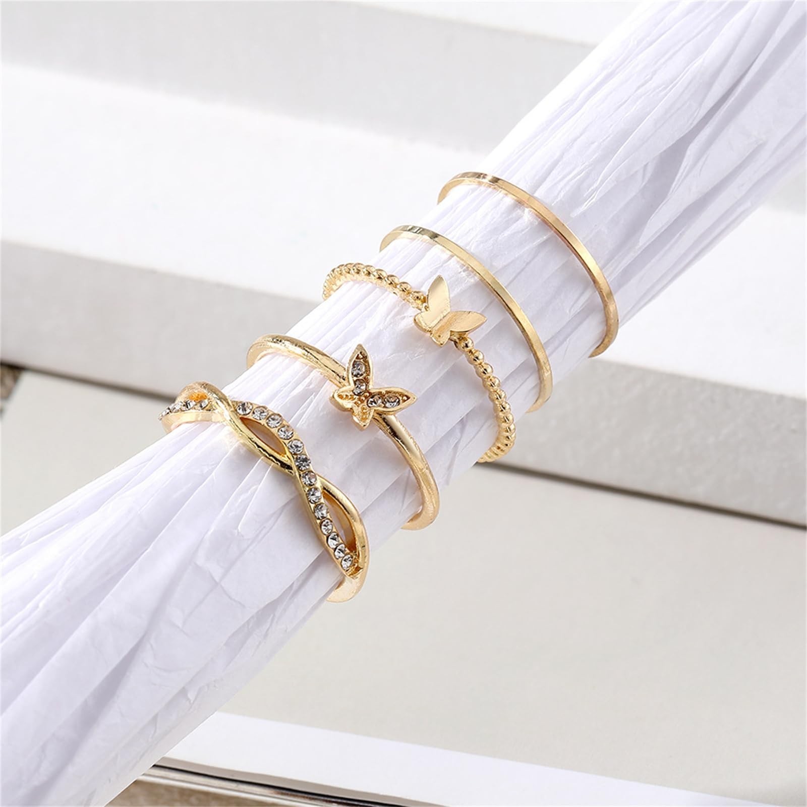 Knuckle Rings Set for Women,Simple Dainty Stackable Finger Ring Pack Minimali...