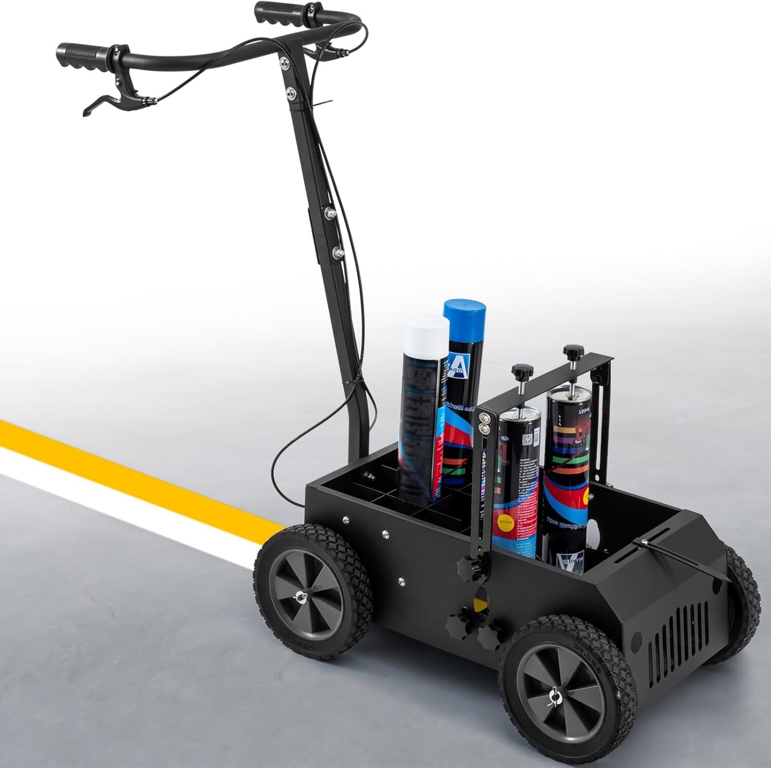 Heavy Duty Striping Line Marking Machine, Parking Lot Striping Machine, Work wit