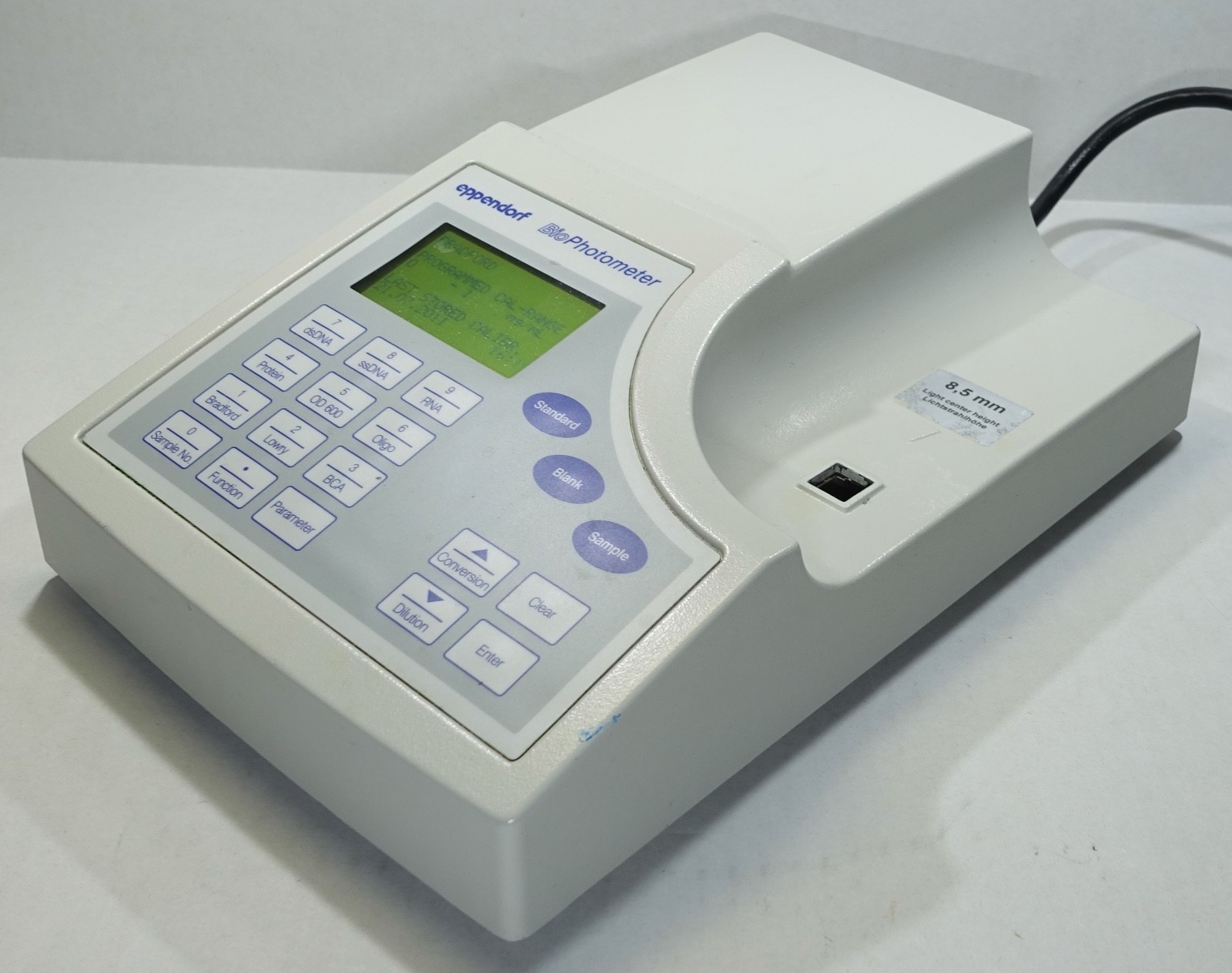 Eppendorf Biophotometer Spectrophotometer V1.32, PN 6131; Fully Functional
