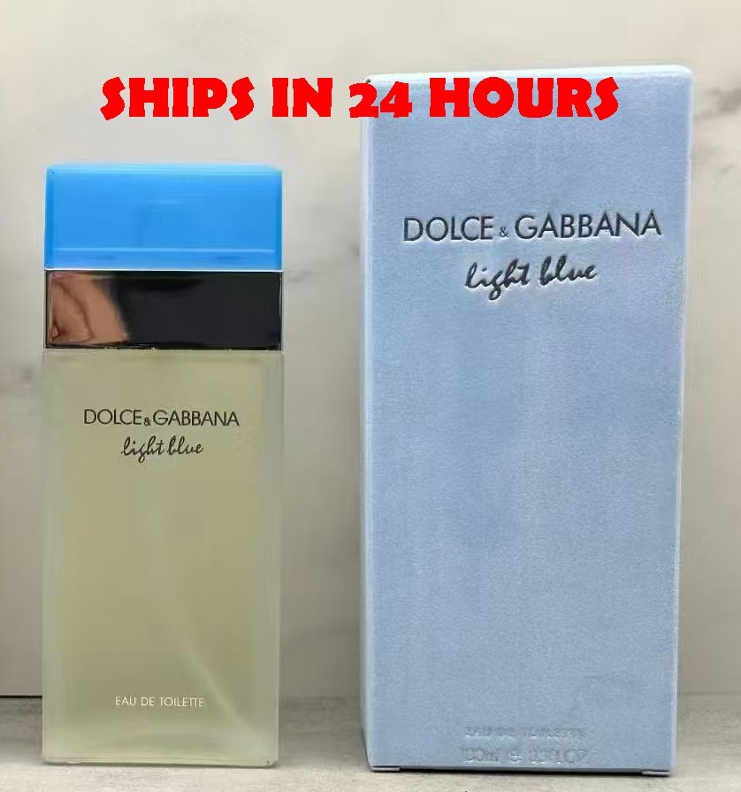 DOLCE & GABANNA LIGHT BLUE 3.3OZ EDT SPRAY WOMEN'S - SHIPS IN 24 HOURS