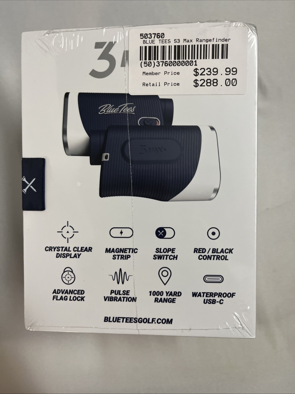 Blue Tees S3 Series Max Rangefinder 2025 Bluetees Scope NIB