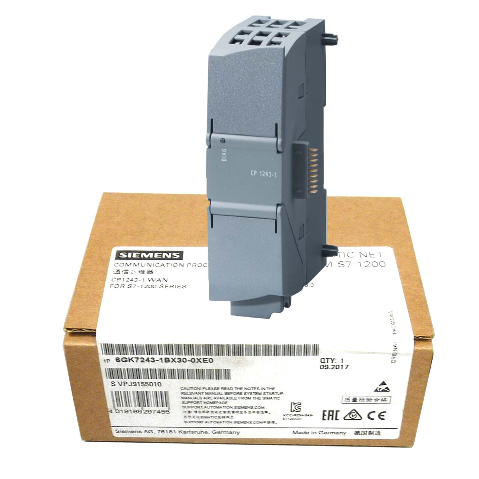 New SIEMENS 6GK7243-1BX30- wbr/ 0XE0 6GK7 243-1BX30-0XE0 Communication Processor
