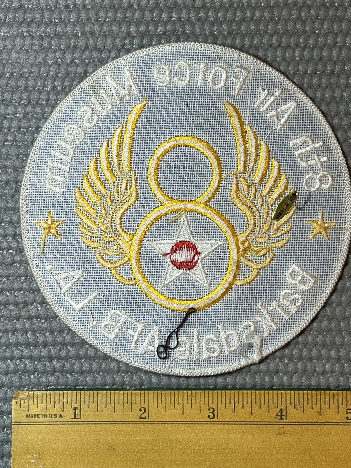 USAF THE EIGHT AIR FORCE MUSEUM MILITARY PATCH