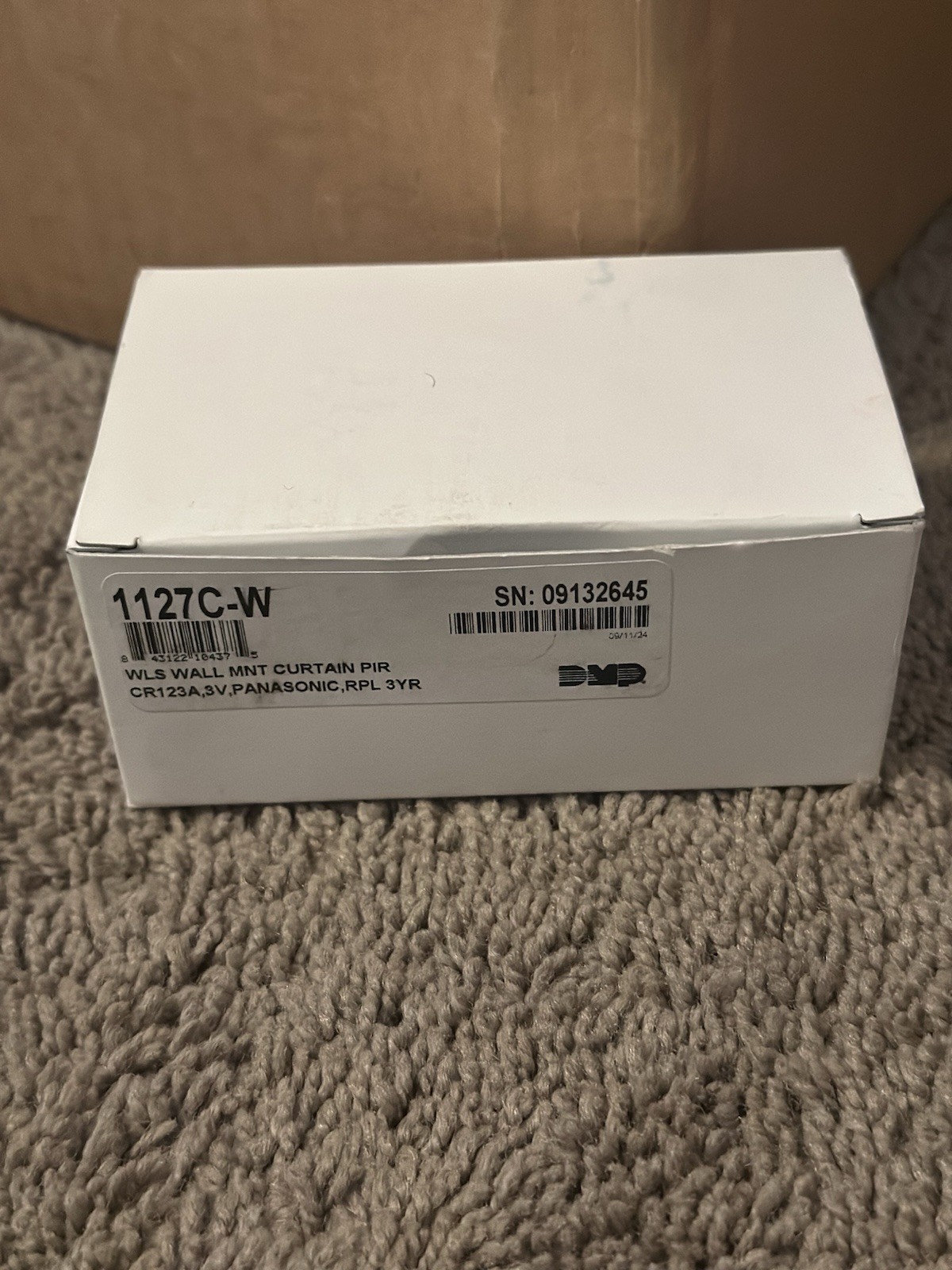 DMP 1127C-W Wireless PIR CR123A,3V,PANASONIC,RPL