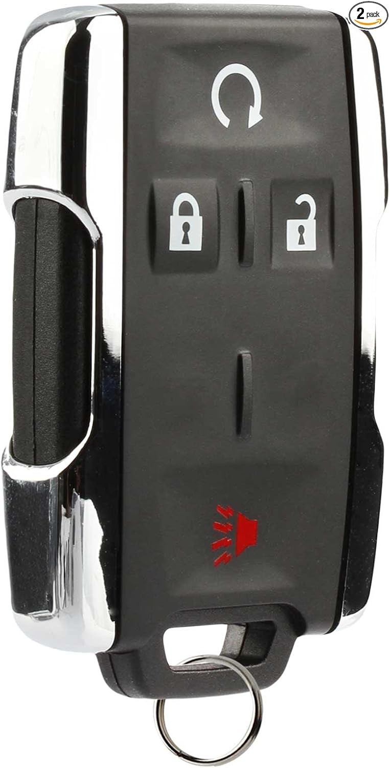 Key Fob Keyless Entry Remote Start fits Silverado Color Color: 1 x 4-btn w/ rs
