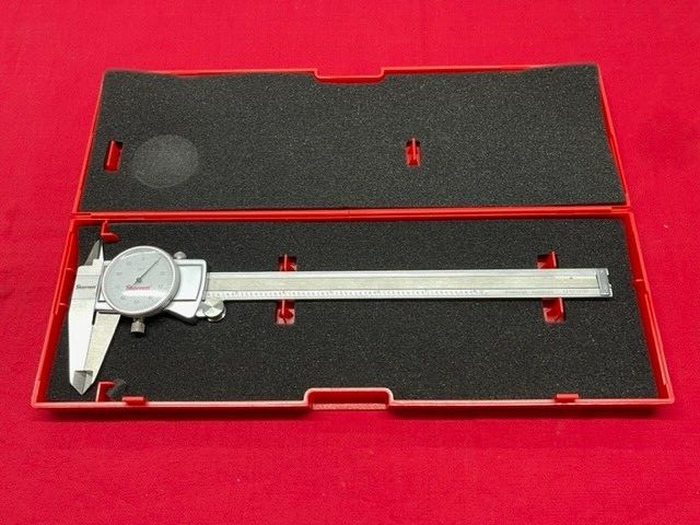 Starrett 3202-8 Dial Caliper, Hardened Stainless Steel, 0-8"    IN STOCK