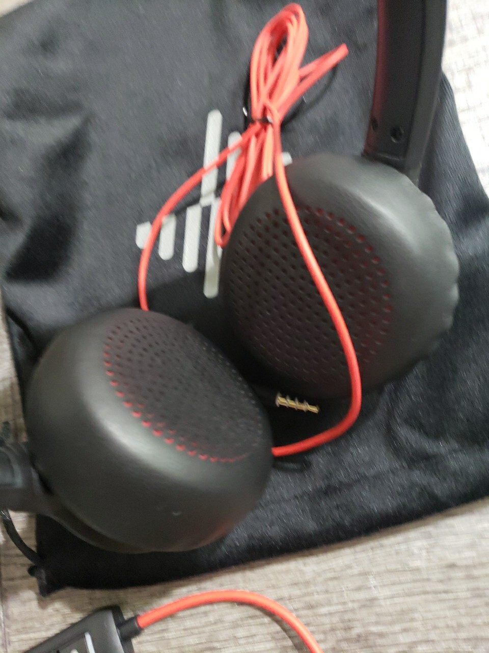 USB/3.5mm Headset EH01 with Mic for PC, Phone, Tested Working