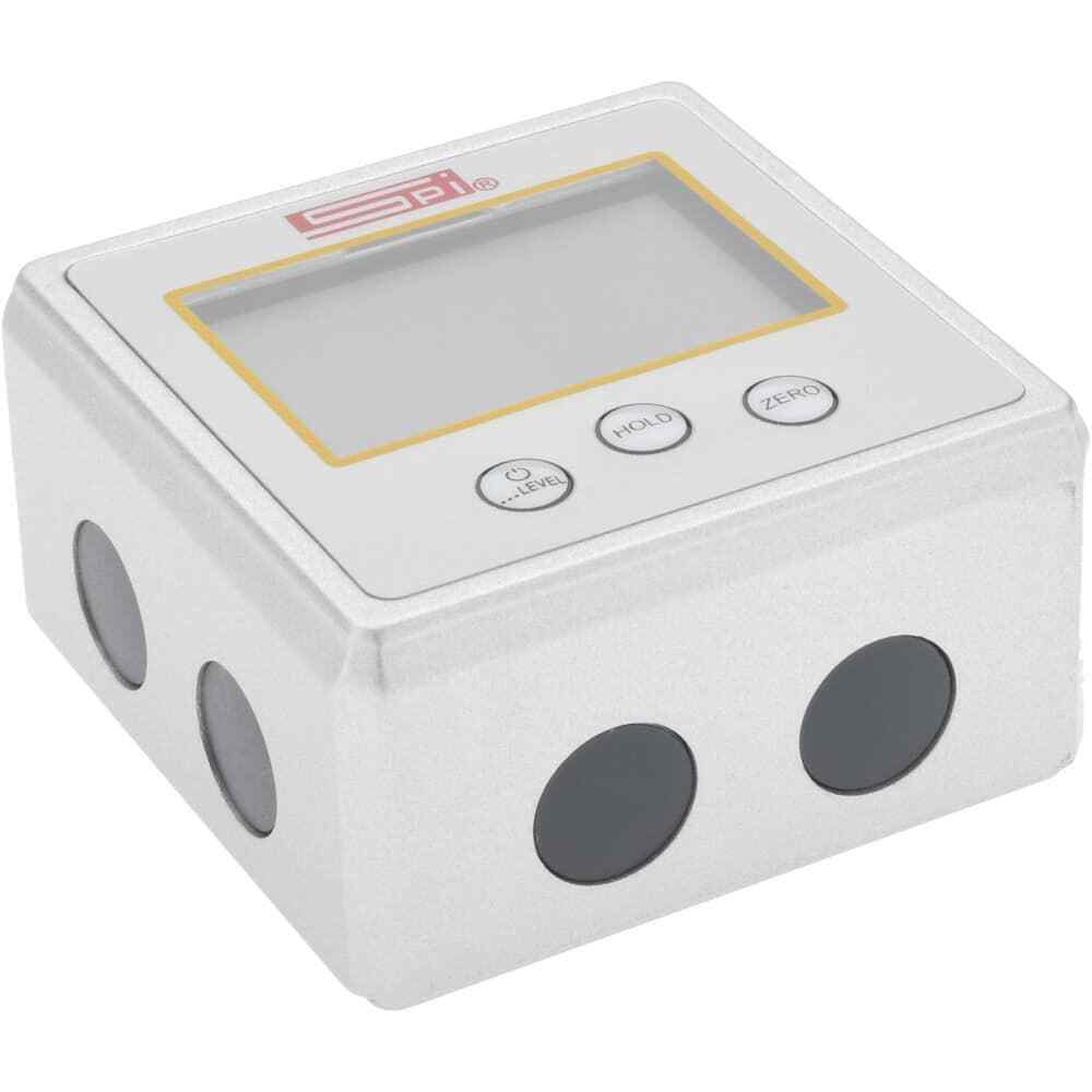 SPI 11-983-4 Digital Protractor with Magnetic Base, 0° to 90° Measuring Range