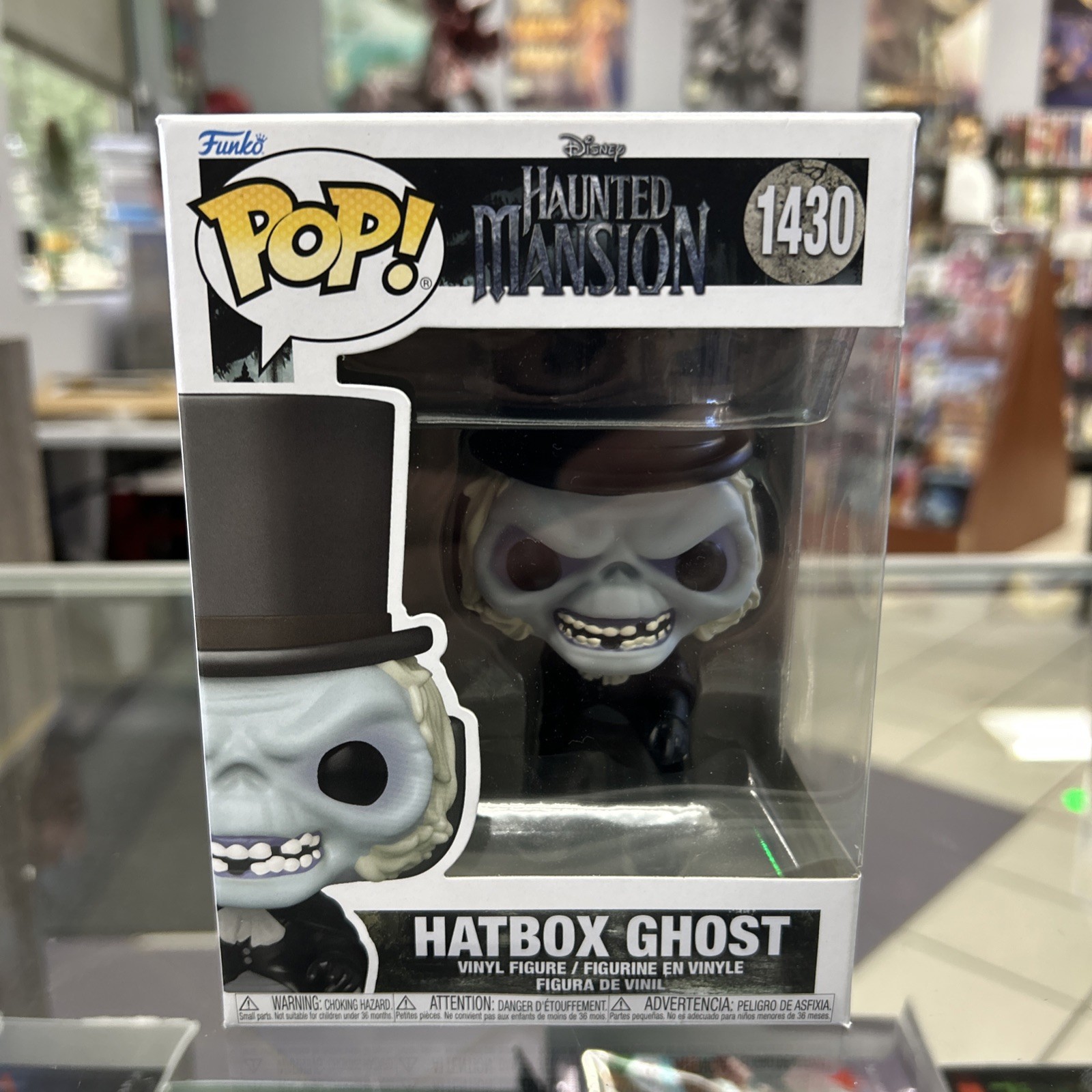 Funko Pop! Haunted Mansion Hatbox Ghost Vinyl Figure #1430