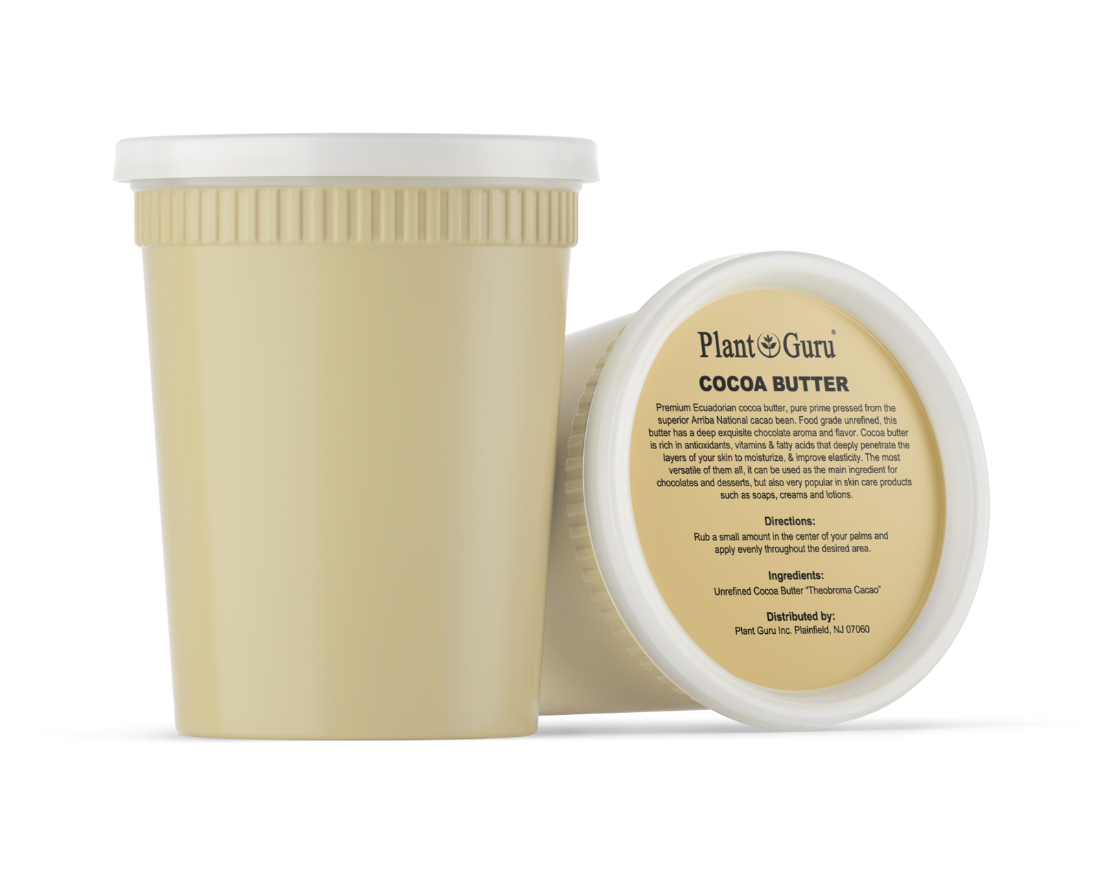 Raw Cocoa Butter 100% Pure Natural Unrefined Organic FOOD GRADE Cacao Beans